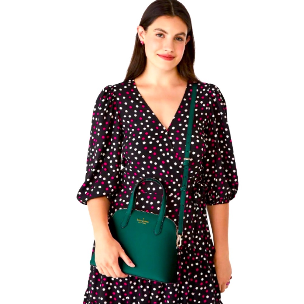 NWT Kate Spade Schuyler Medium Dome Satchel Deep Jade. - Picture 2 of 8